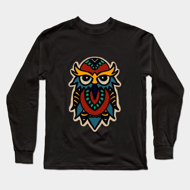 Owl Long Sleeve T-Shirt by siv111